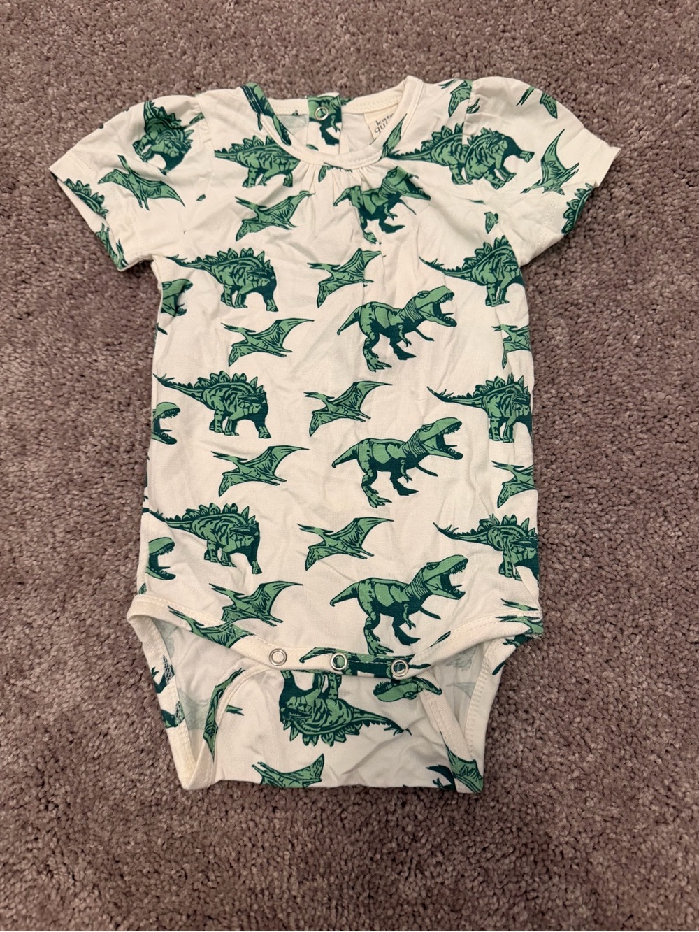 Kate Quinn dinosaur bodysuit - NWT - 3-6 months